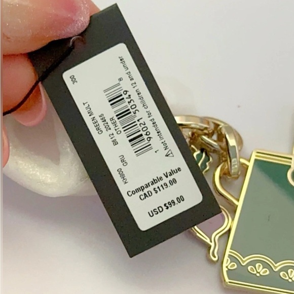 NWT Kate Spade Harvest Time Watering Can Keychain/ Bag Charm 😍 - Picture 3 of 14